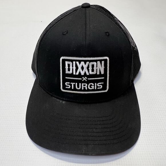 Dixxon Flannel Sturgis Trucker Snapback Hat in Black Richardson Style 712